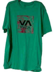 Nwot RVCA green graphic tshirt XL
